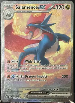 Pokemon TCG Salamence EX Journey Together Special Illustration Rare Card - Image 1