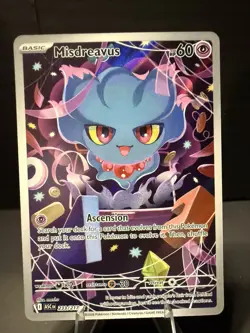 Pokemon Misdreavus 233/217 ASC Holo Basic Ghost 60 HP English Card 2026 - Image 1