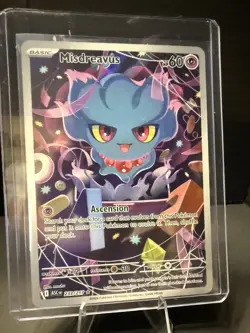 Pokemon Misdreavus 233/217 ASC Holo Basic Ghost 60 HP English Card 2026 - Image 3