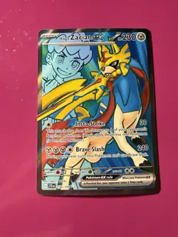 Hop's Zacian EX 176/159 Full Art NM/M Journey Together Pokemon Card - Image 1