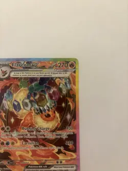 Pokemon TCG Flareon EX Prismatic Evolutions Card 146/131 Sir Illustration Rare - Image 3