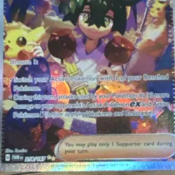 POKEMON KIERAN SPECIAL ILLUSTRATION RARE TRAINER 218/167 HOLO CARD - Image 2