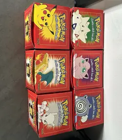 Nintendo Pokemon 23K Gold-Plated Trading Card Set Burger King 1999 Pikachu - Image 1