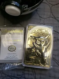 Pokemon Pikachu 1999 23k Gold Plated Trading Card Burger King Promo Pokemon K1 - Image 2