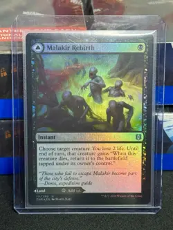 Foil Malakir Rebirth / Malakir Mire MTG Zendikar Rising ZNR Unplayed NM # 111 - Image 3