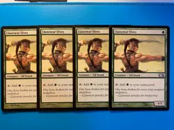 MTG 4x Llanowar Elves # 182 Core Set 2012 M12 Pauper Magic the Gathering x4 NM - Image 1