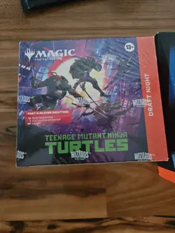 Draft Night Box Teenage Mutant Ninja Turtles & Commander Deck Magic MTG NEW LOT - Image 2