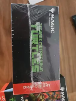 Draft Night Box Teenage Mutant Ninja Turtles & Commander Deck Magic MTG NEW LOT - Image 3