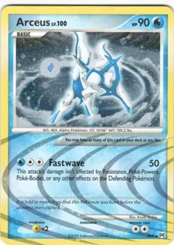 Arceus AR4/99 Rare Arceus Pokemon LP - Image 1