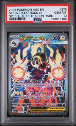 PSA 10 Eelektross Ex 278 Ascended Heroes Special Illustration Rare SIR POKEMON - Image 1