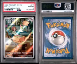 Pokemon Ralts Illustration Rare Holo SV01 Scarlet & Violet PSA 8 211/198 EN - Image 5