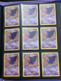 Pokemon 57x Gengar 20/62 – Fossil Set – Rare Non-Holo – Vintage 1999 (WOTC) - Image 4