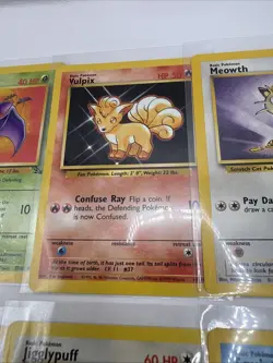Pokemon Base Set + Fossil + Jungle Lot Of 8 Cards (1999) LP + MP - Image 3