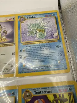 Pokemon Base Set + Fossil + Jungle Lot Of 8 Cards (1999) LP + MP - Image 5