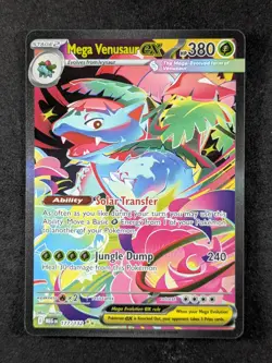 2025 Pokemon MEGA VENUSAUR EX #177/132 Evolution Special Illustration Rare - Image 1