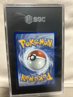 Pokemon TCG Eternatus VMAX Darkness Ablaze Holo Ultra Rare 117/189 SGC 10 Mint - Image 2