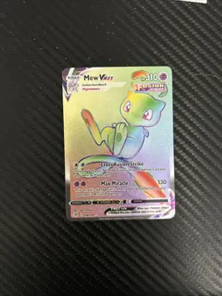 Pokemon TCG Mew VMAX Fusion Strike 268/264 Holo Secret Rare - Image 1