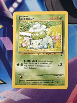 Pokemon TCG - Bulbasaur 067/130 Base Set 2 Regular - LP - Image 1