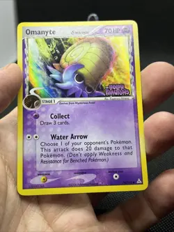Omanyte (Delta Species) 74/110 Pokemon Holon Phantoms Reverse Holo - Image 5