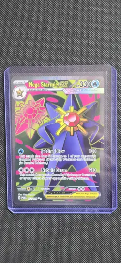 Mega Starmie ex 102/088 - Full Art Ultra Rare - Pokemon TCG: Perfect Order - NM - Image 1