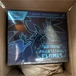 Pokemon Mega Evolution Elite Trainer Box Phantasmal Flames Charizard Box - Image 1