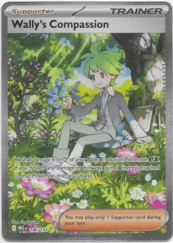 Pokemon Mega Evolution 186/132 Wally’s Compassion Special Illustration Rare - Image 1