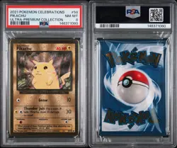 Pokemon - Pikachu Ultra Premium UPC Celebrations #58 Gold Metal - PSA 8 - Image 3