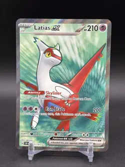 Pokemon Latias ex 220/191 Ultra Rare Full Art Holo Sv08 Surging Sparks - Image 1