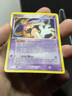 Pokemon TCG Deoxys 16/107 Holo Rare Holo 2005 (LP/MP) - Image 5