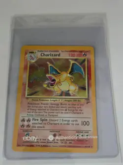 Pokemon TCG Charizard Base Set 4/102 Holo 1999-2000 Wizards Base 2 Set... - Image 4