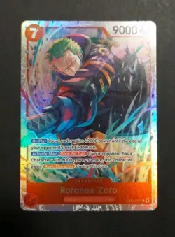 Roronoa Zoro EB04-007 SR Super Rare Adventure on Kami's Island One Piece TCG EN - Image 1