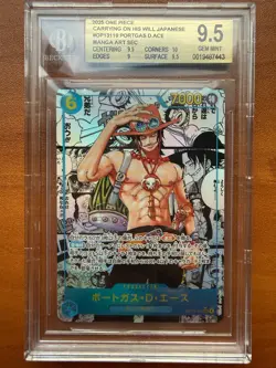 OP-13 119 Portgas. D Ace Manga One Piece Card Game Japanese BGS 9.5 - Image 1