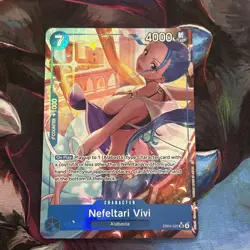 Nefeltari Vivi Alternate Art The Azure Sea's Seven EB04-025 One Piece Card TCG - Image 1