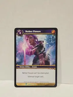 Nether Fissure World Of Warcraft TCG Fields Of Honor Regular Uncommon - Image 1