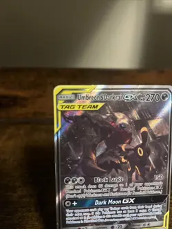 Umbreon & Darkrai GX SM241 Sun & Moon Promo Pokemon TCG MP - Image 2
