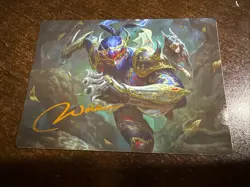 MTG Shadow, Mysterious Assassin Art Card: FINAL FANTASY 26/53 Gold Signature - Image 1