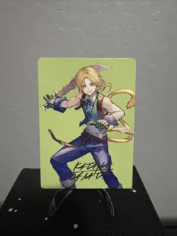 Zidane Tantalus Thief Art Series Card 49/53 Final Fantasy MTG Magic Gold Stamp - Image 1