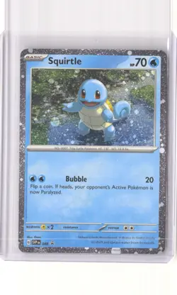 Squirtle - (Cosmos Holo) Holofoil Promo SV: Scarlet & Violet Promo Cards 048 NM - Image 1
