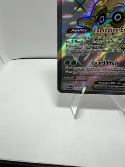Forretress ex 212/091 SV: Paldean Fates Holo Pokemon Card NM - Image 4