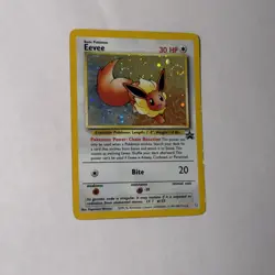 Pokemon TCG Eevee #11 Black Star Holo Promo Card 1999 WOTC - Image 1