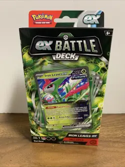 Pokemon Trading Card Game (2024) IRON LEAVES ex Battle Deck 60 Cards #290-85778 - Image 1