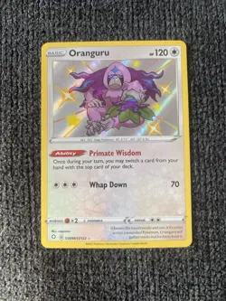 Oranguru SV098/SV122 Shiny Holo Rare Shining Fates Pokemon Card - NM - Image 1