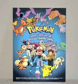 Pokemon Non-Holo 1999 NINTENDO TOPPS TV Animation Edition Character List Card - Image 3