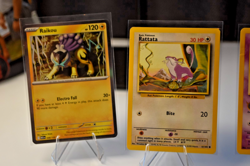 28 Card Pokemon card lot english, Damaged, Holo, common, 1st ed. Raichu, gym - Image 3