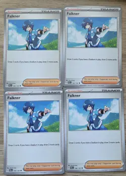 Falkner 180/193 - Paldea Evolved - x 4 Pokemon Card Set - Playset NM - Image 1