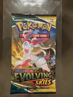 Pokemon Sword & Shield Evolving Skies Booster Pack 10 Cards Sylveon English - Image 1