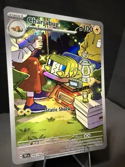 Charjabug Illustration Rare 169/162 SV05: Temporal Forces Holo Pokemon Card - Image 1