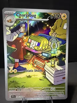 Charjabug Illustration Rare 169/162 SV05: Temporal Forces Holo Pokemon Card - Image 2