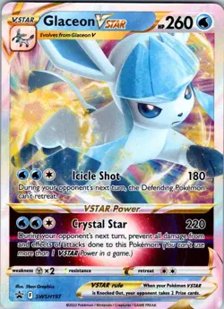 Glaceon VSTAR - Promo SWSH: Sword & Shield Promo Cards SWSH197 NM - Image 1