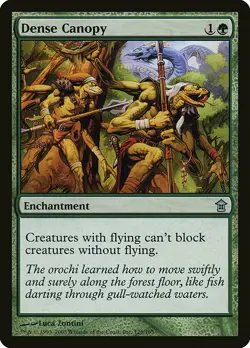 1x Dense Canopy - NM English MTG - Saviors of Kamigawa - Image 1